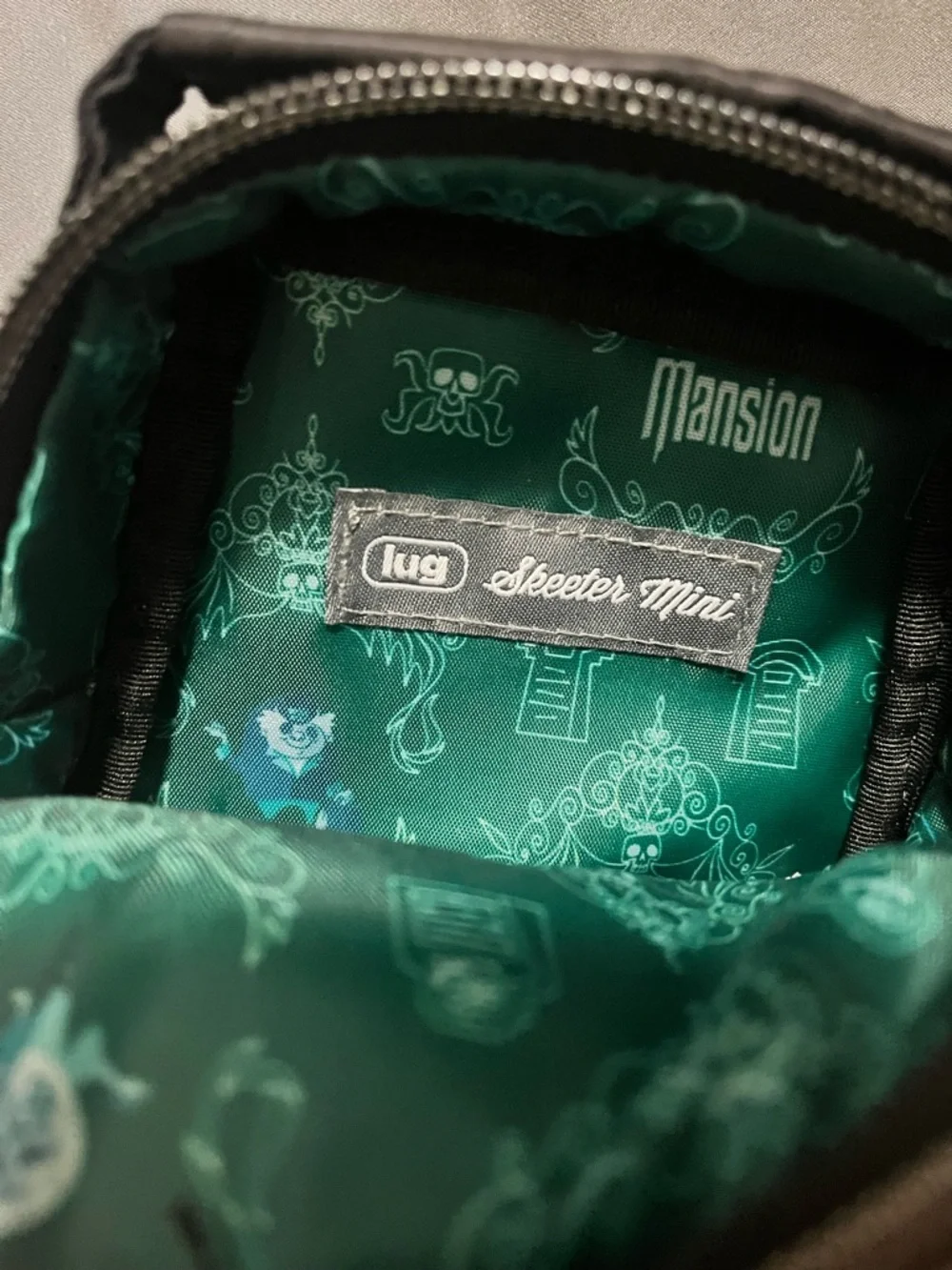 The Haunted Mansion Disney Parks Lug Skeeter Crossbody Bag - Picture 4 of 5